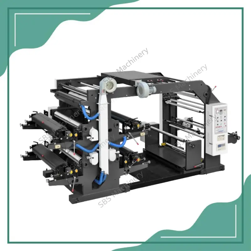 Flexo Non-Woven Bag Printing Machine Four Colour